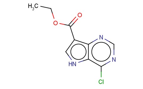 ETHYL 4-CHLORO-5H-PYRROLO[3,2-D]PYRIMIDINE-7-CARBOXYLATE